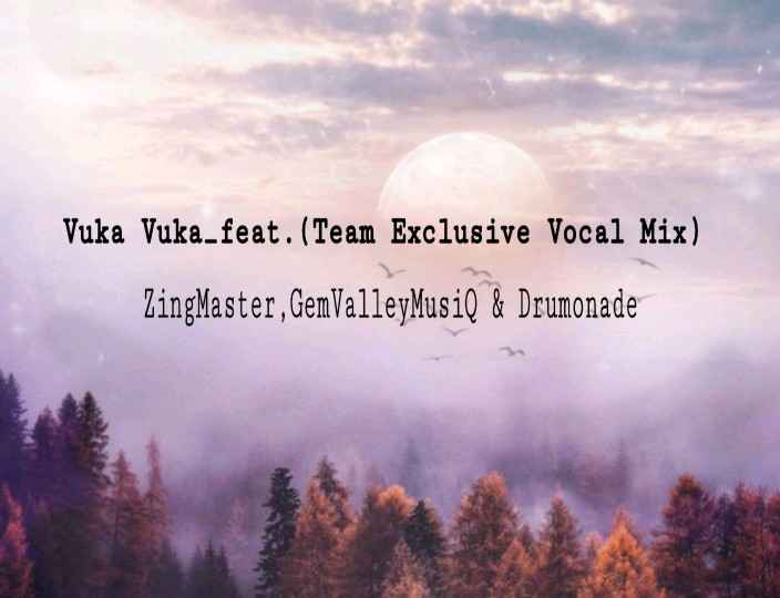 Gem Valley musiQ, Zing Mastar & Drumonade - Vuka Vuka (Vocal Mix) Ft Team Exclusive