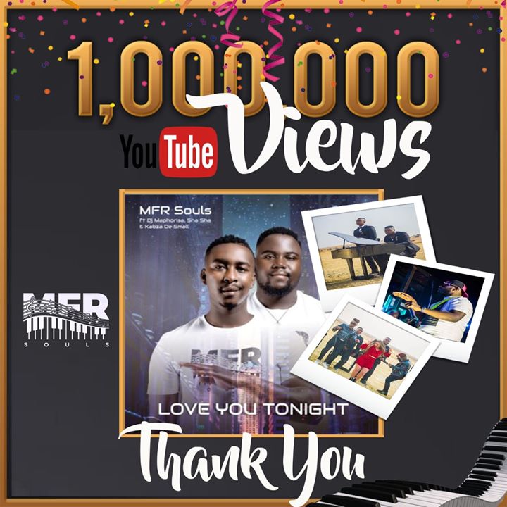 Love You Tonight by MFR Souls Hits A Million Views On YouTube