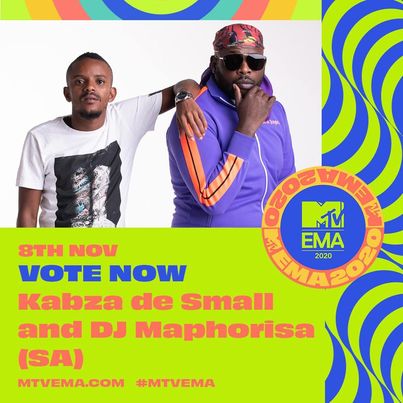 Master KG, Kabza De Small & DJ Maphorisa Get 2020 MTV EMA Nominations