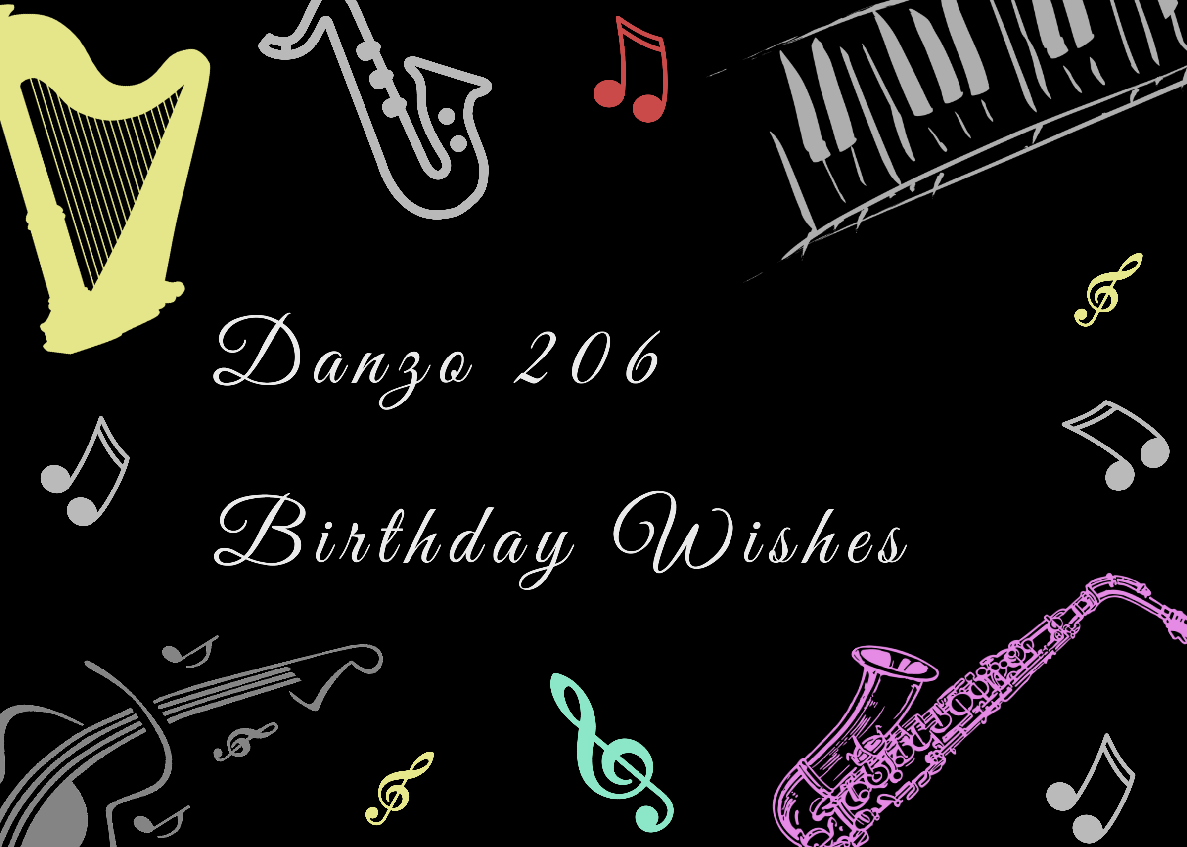 Danzo 206 Birthday Wishes