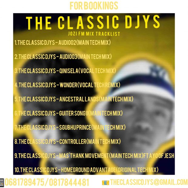 The Classic Djys Jozi FM Mix