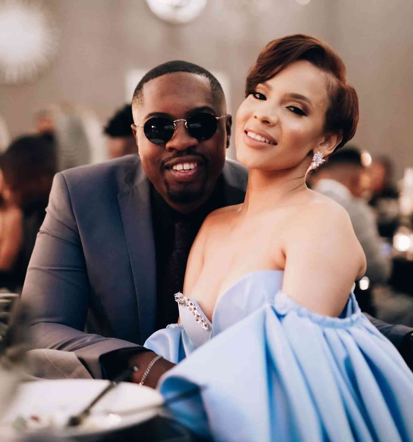 Mr JazziQ Flirts with Dj Maphorisas alleged Girlfriend, Thuli Phongolo