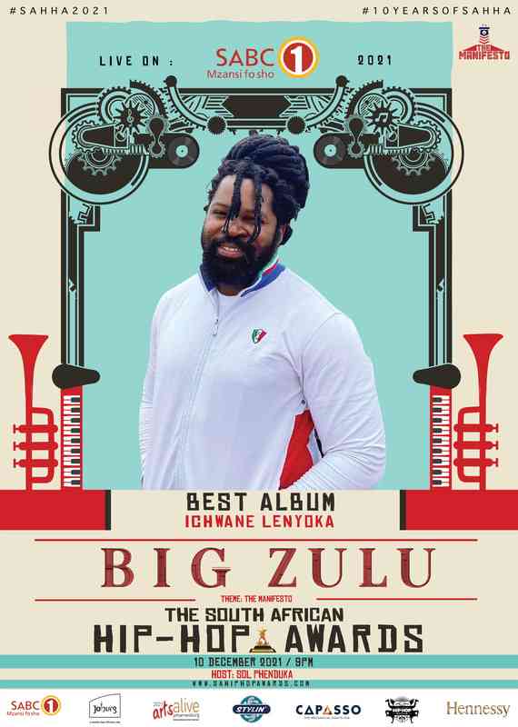 Big Zulu Bags Seven Awards At SA Hip-hop Awards 2021
