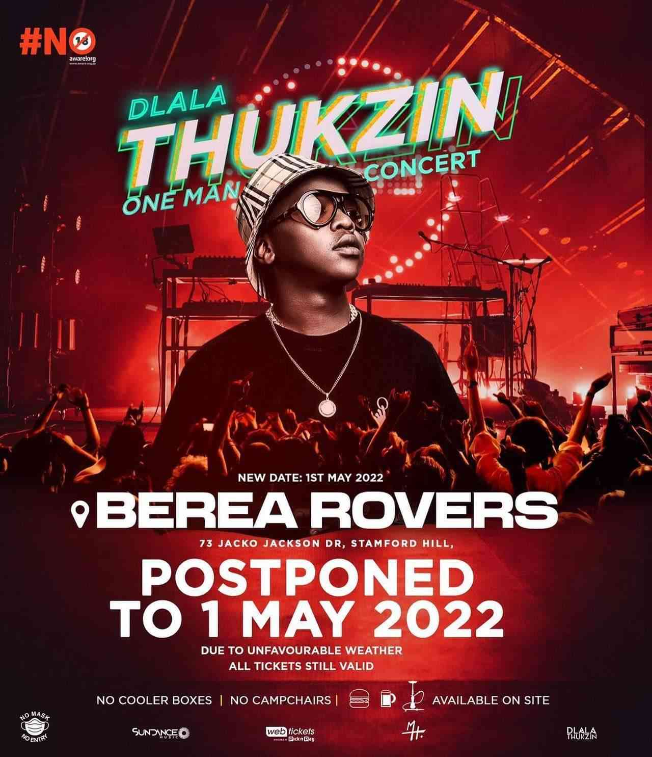 Dlala Thukzin Postpones His One Man Show