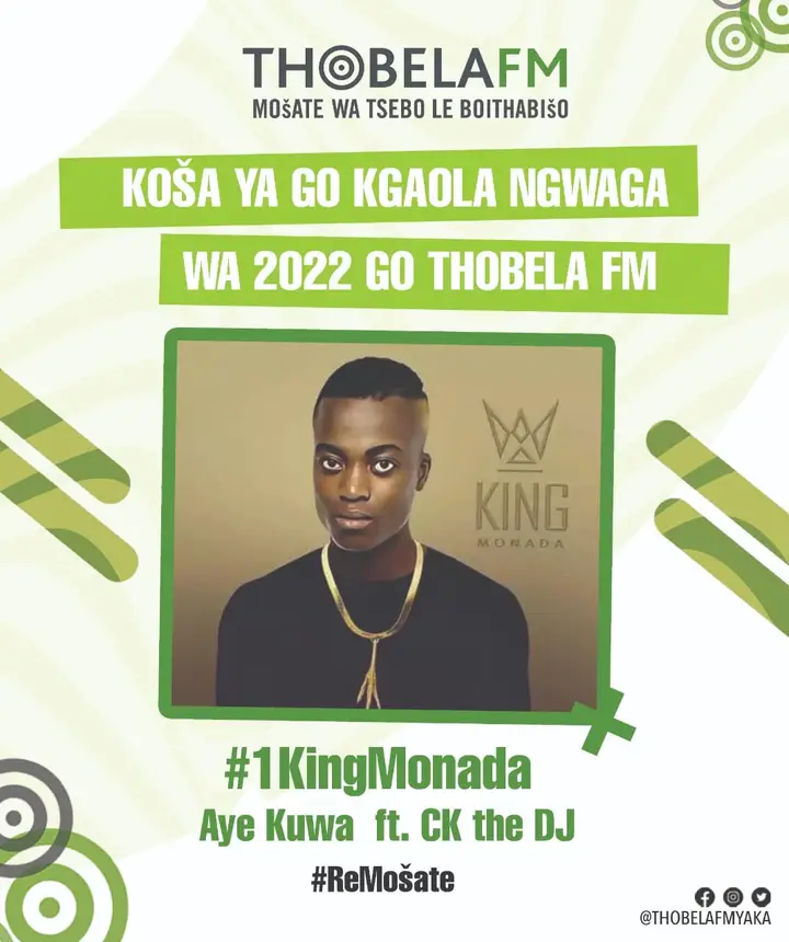 Aye Kuwa By King Monada is Thobela FM