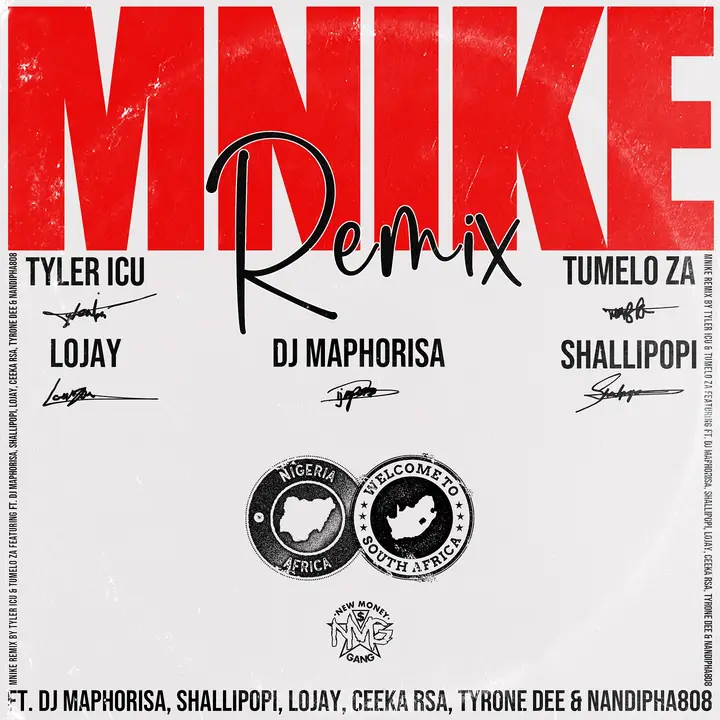 Tyler ICU & Tumelo ZA Mnike Gets A Remix From Nigeria Lojay & Shallipopi
